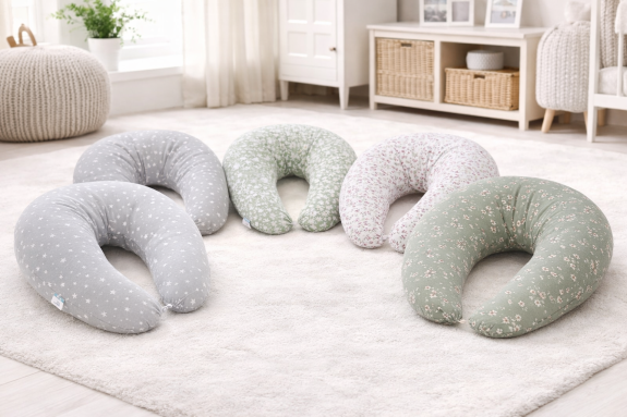 Polštář na kojení Huggy 150x60x37 cm Basic Ceba