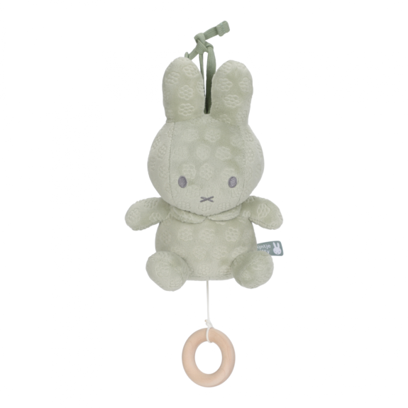 Hudební králíček Miffy Green Flower Little Dutch