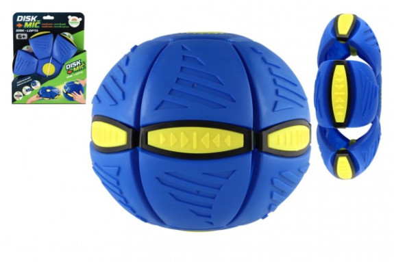 DiskMíč Hoď disk, chyť míč! plast 22 cm