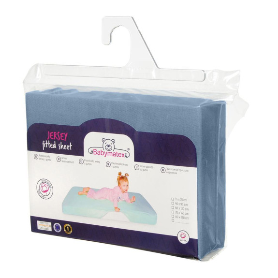 Prostěradlo Jersey s gumou 60 x 120 cm BabyMatex