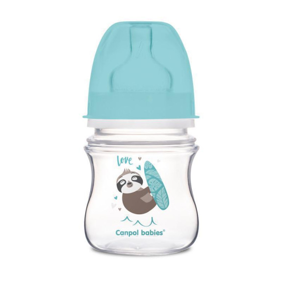 Antikoliková širokohrdlá lahev Exotic animals 120 ml Canpol babies