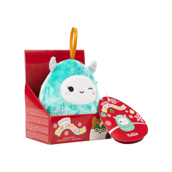 Vánoční ozdoba Yetti - Yollie 10 cm Squishmallows