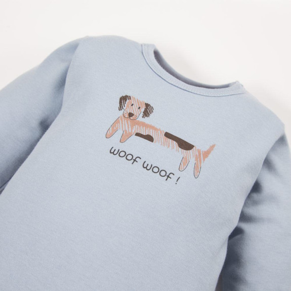 Body Puppy Playtime modré s dlouhým rukávem Eevi