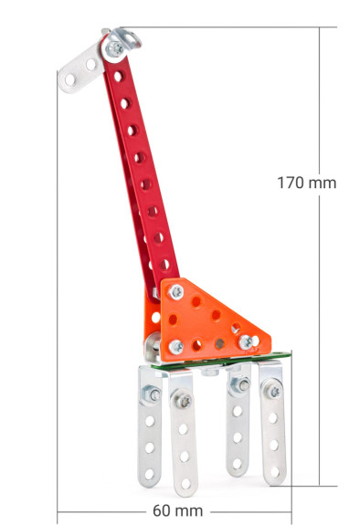 Stavebnice MERKUR Žirafa mini 42 ks