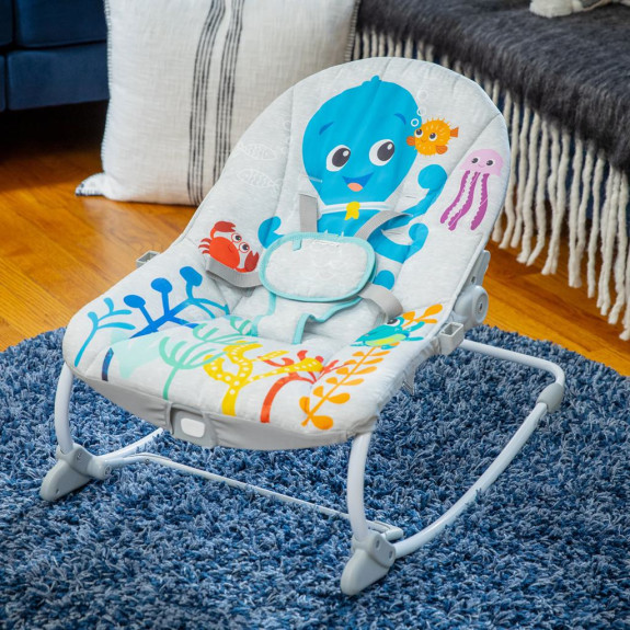 Lehátko hudební vibrační Kick to It Opus do 18 kg Baby Einstein
