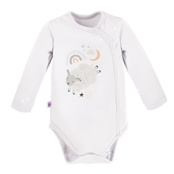 Zavinovací body Mellow s dlouhým rukávem bílé Eevi