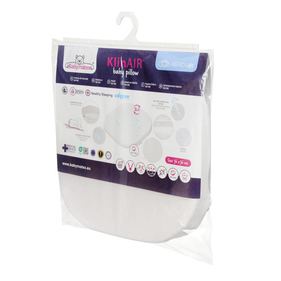 Dětský polštář Klin Air Azur 36 x 36 cm Babymatex