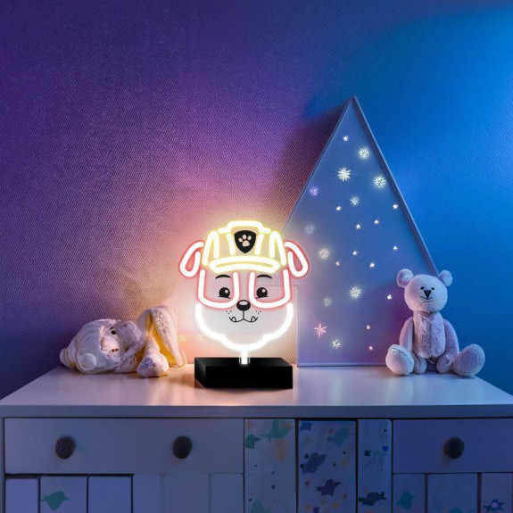Dekorativní LED neon na stojanu Tlapková patrola - Rubble