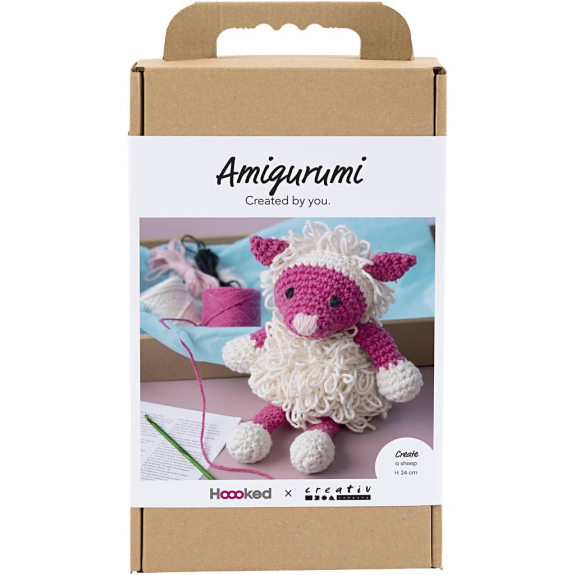 Sada na háčkování ovečka Amigurumi