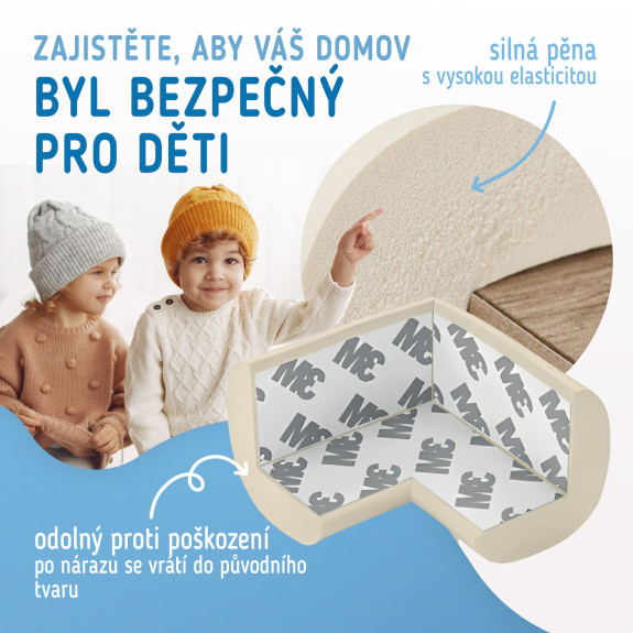 Ochrana rohů a hran pěnová sada 4 ks Sipo