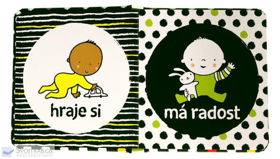 První černobílá knížka pro miminko Miminka