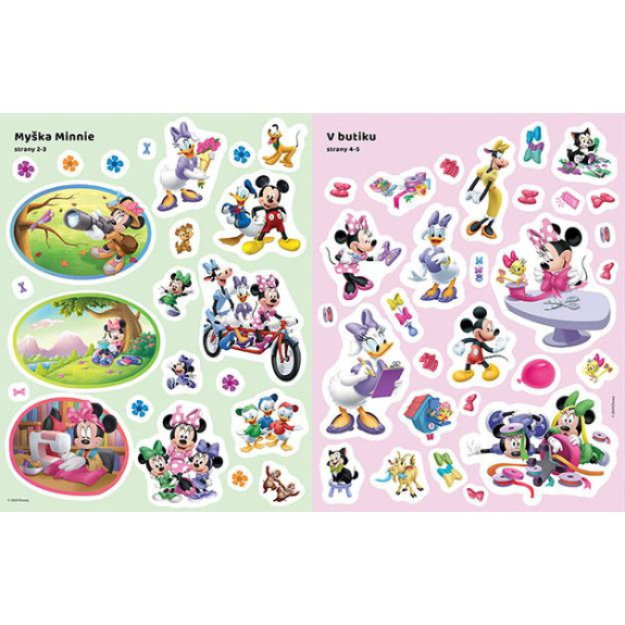 Samolepková knížka Minnie