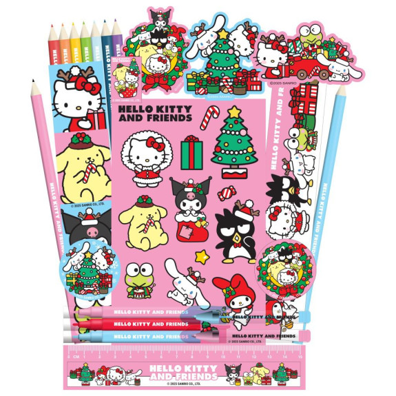 Adventní kalendář V2 papírenský Hello Kitty a přátelé