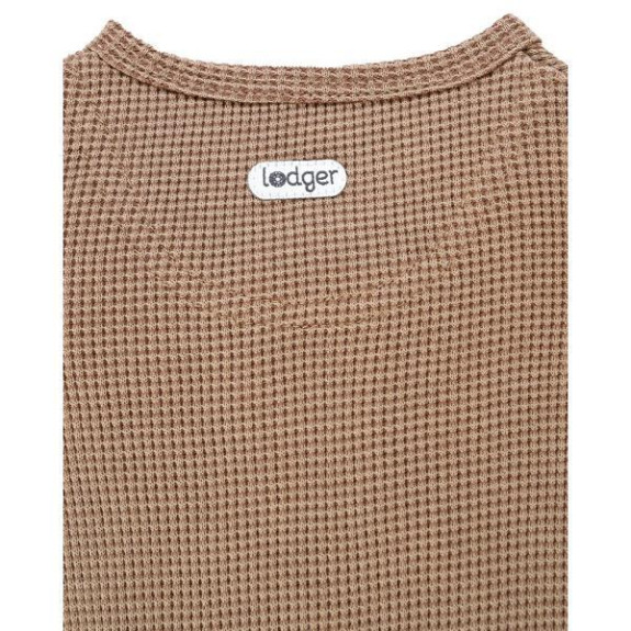 Hydrofilní zavinovací body s dlouhým rukávem Romper Ciumbelle LODGER Beige
