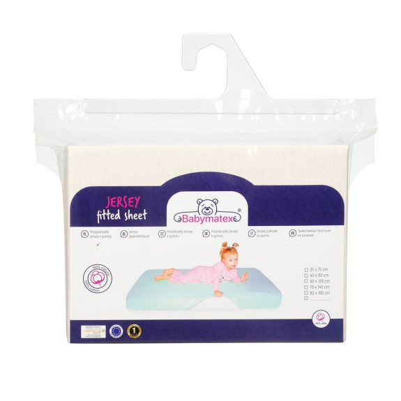 Prostěradlo Jersey s gumou 60 x 120 cm BabyMatex