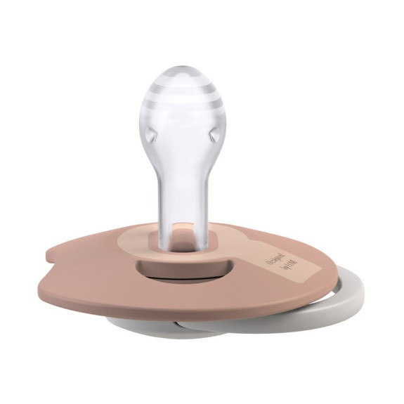 Dudlík svítící silikonový dynamický Prime 18 m+ 2 ks Ivory/Blush Lovi