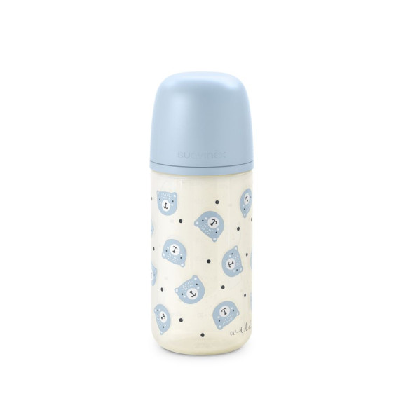 Láhev skleněná Wild & Free 240 ml fyziologická SX Pro 0+ SF Suavinex