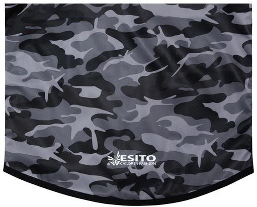Dětská softshellová vesta Maskáč Zelená Esito