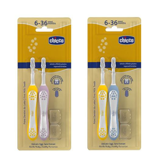Set zubních kartáčků pro děti 2 ks 6 - 36 m Chicco