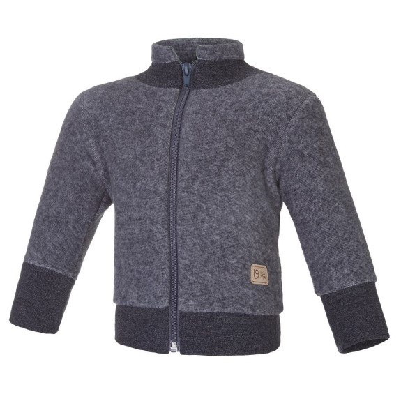 Mikina Fleece Bambus Outlast® tm. šedý melír/pruh bílošedý melír Little Angel