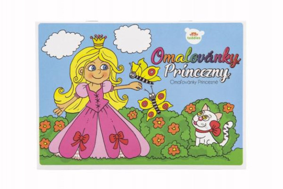 Omalovánky Princezny 8 listů A5