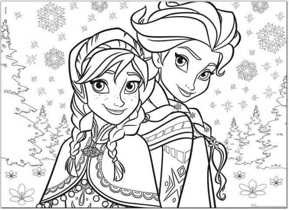 Frozen Puzzle Maxi 60 Elsa a Anna oboustranné 70x50 cm