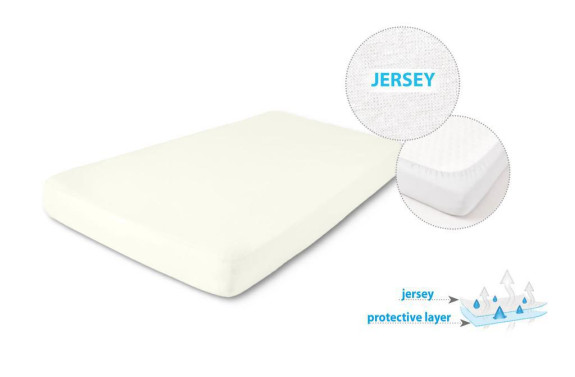 Nepromokavé prostěradlo jersey 70 x 140 cm Babymatex