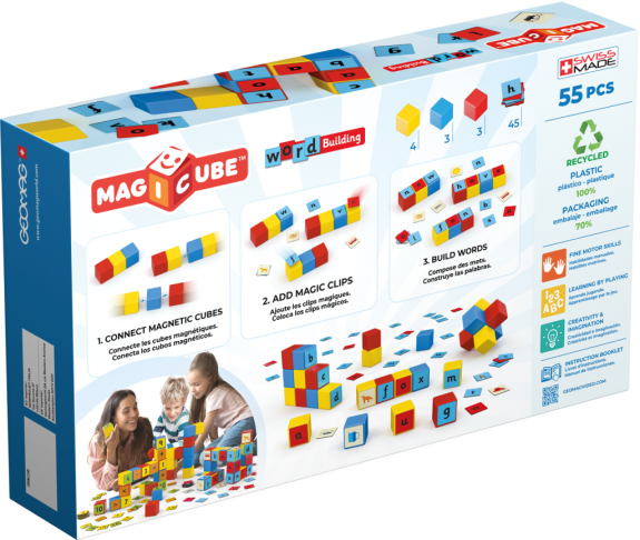 Geomag Magicube Words 55 dílků