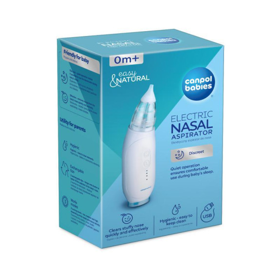 Elektrická nosní odsávačka Easy&Natural Canpol Babies