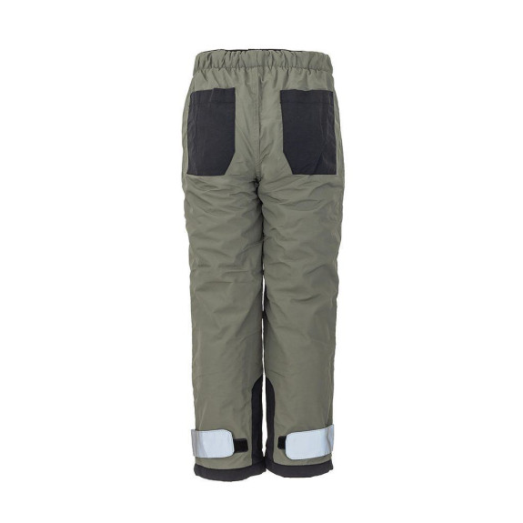 Kalhoty sportovní outdoorové, podšité fleezovou podšívkou khaki Pidilidi