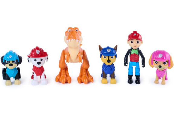 Tlapková Patrola Dino Multibalení Figurek 6 ks