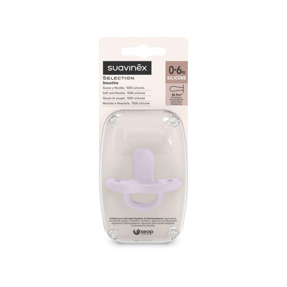Šidítko fyziologické silikon 0-6 m SX PRO Colour Essence Suavinex