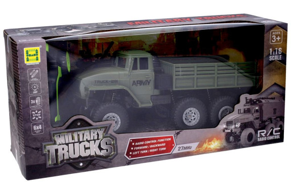 Auto vojenské RC na dálkové ovládání 21 cm