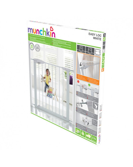 Dětská zábrana Easy Loc Bílá Munchkin