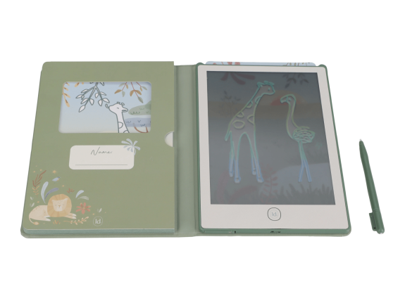 Kreslicí tablet Green Safari Friends Little Dutch