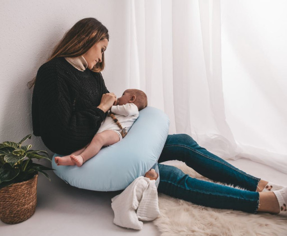 Bambusový polohovací polštář MiniRelax 150 cm Babymatex