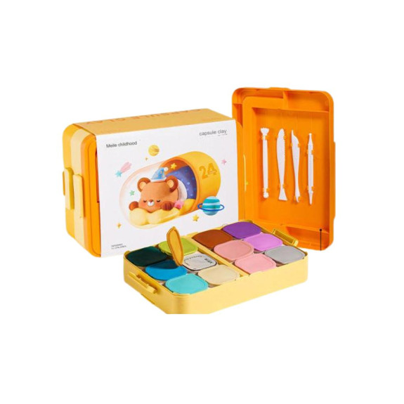 Modelovací hmota v boxu 24 ks Jarmelo