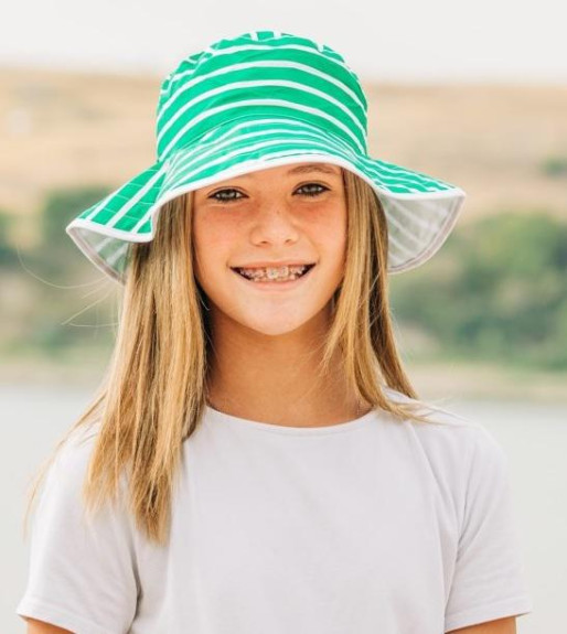 Dětský klobouček s UV Kidz Striped oboustranný