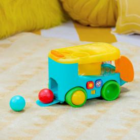 Autíčko vkládací s míčky Pop & Roll Safari Bus™ 6m+ Bright Starts