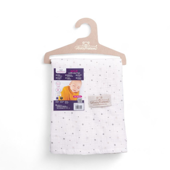 Mušelínová zavinovačka Design 120 x 80 cm BabyMatex