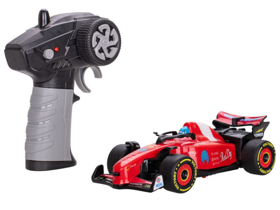 Roadstar R/C formule červená 13,5cm 2,4GHz plná funkce se světlem