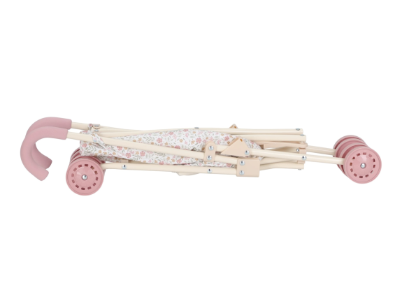 Kočárek pro panenky golfky skládací Soft Flowers Little Dutch