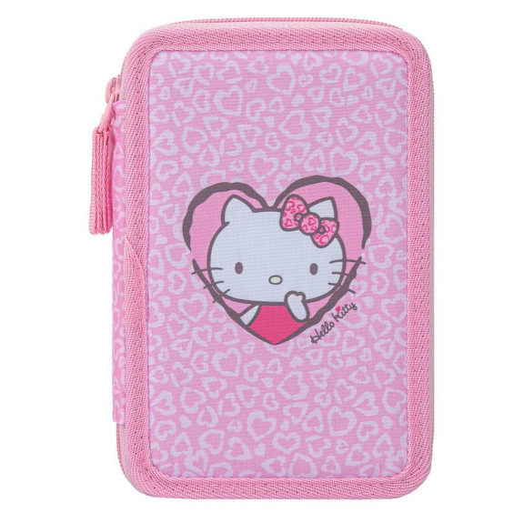 Školní penál třípatrový Hello Kitty Sweet Leopard GRS Baagl