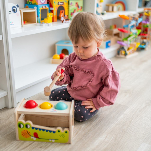Zatloukačka a xylofon Krokodýl 2Kids Toys