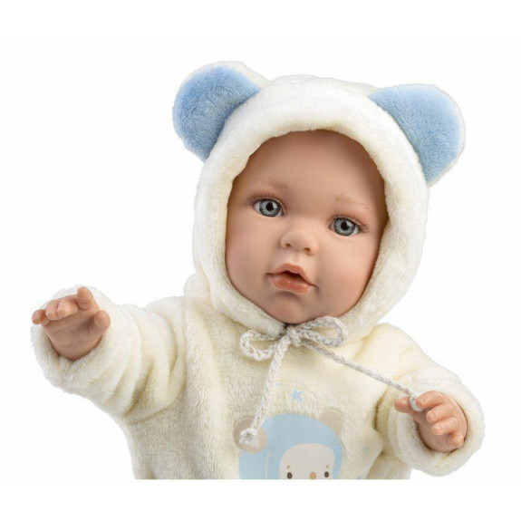 BABY ENZO 14207 Llorens - Realistická panenka s měkkým tělem 42 cm