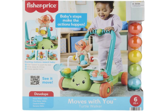 Interaktivní chodítko želva Fisher Price