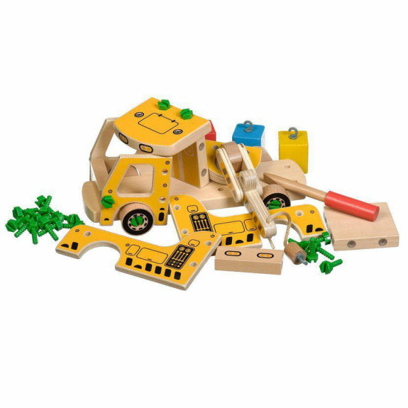 Konstrukční set - autojeřáb Lucy & Leo
