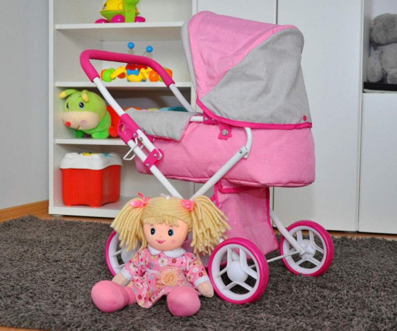 Dětský kočárek pro panenky Alice Prestige Milly Mally
