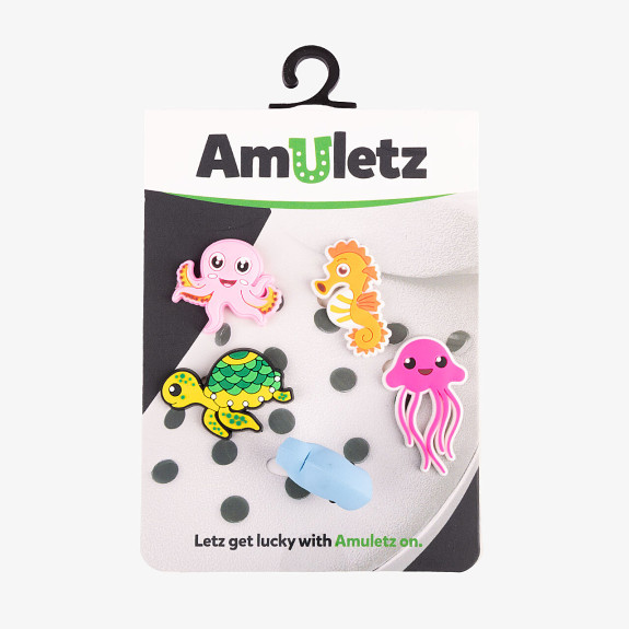 Amulety - ozdoby na boty Amuletz Mořská zvířátka mix Coqui