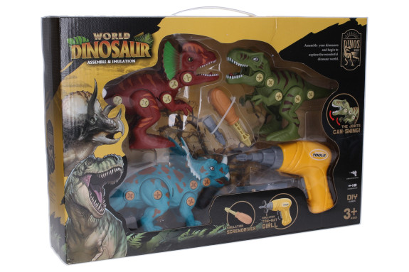 Dino šroubovací set s elektrickým šroubovákem 20 cm